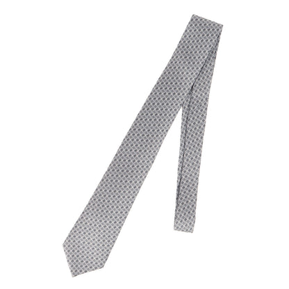 20年 H総柄 シルク ネクタイ