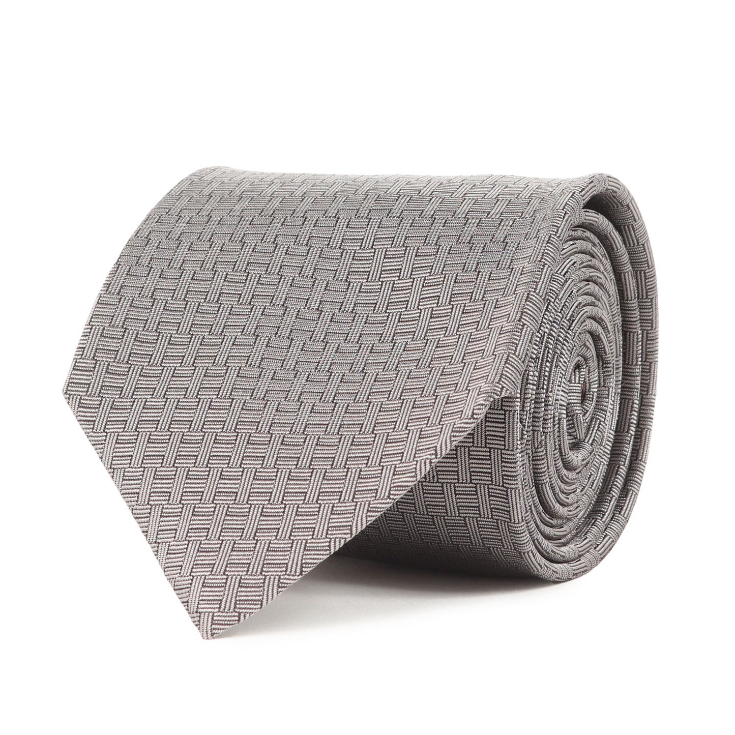 ウェディング刺繍 Hロゴウーブン柄 シルク ネクタイ