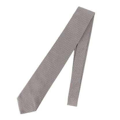 ウェディング刺繍 Hロゴウーブン柄 シルク ネクタイ