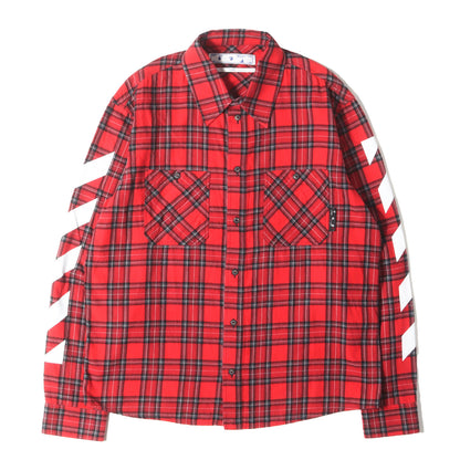 21SS アイコンプリント チェック フランネルシャツ(Diagram Print Tartan Check Shirt)