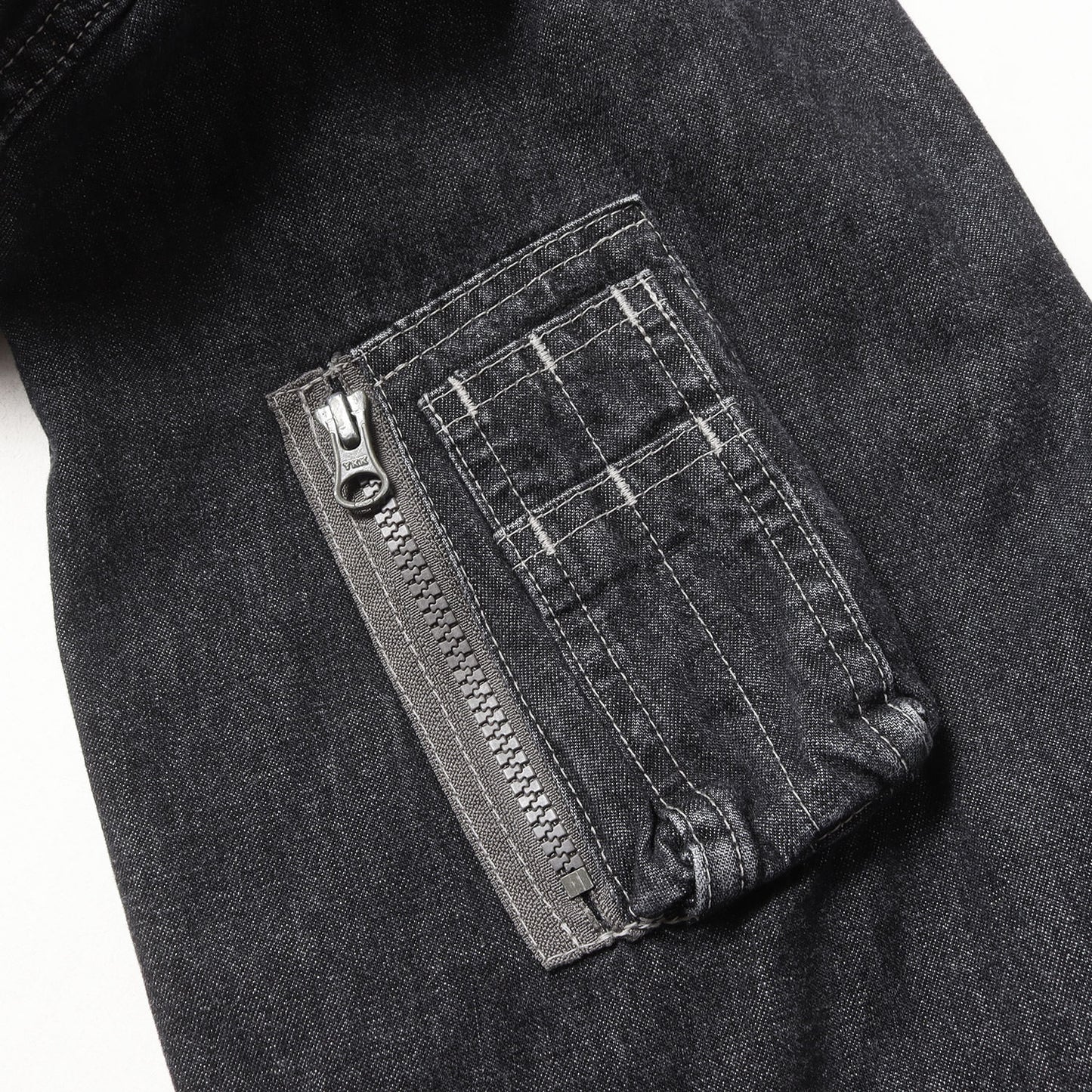 23SS ノーカラー デニム MA-1ジャケット(DENIM MA-1 DABO)
