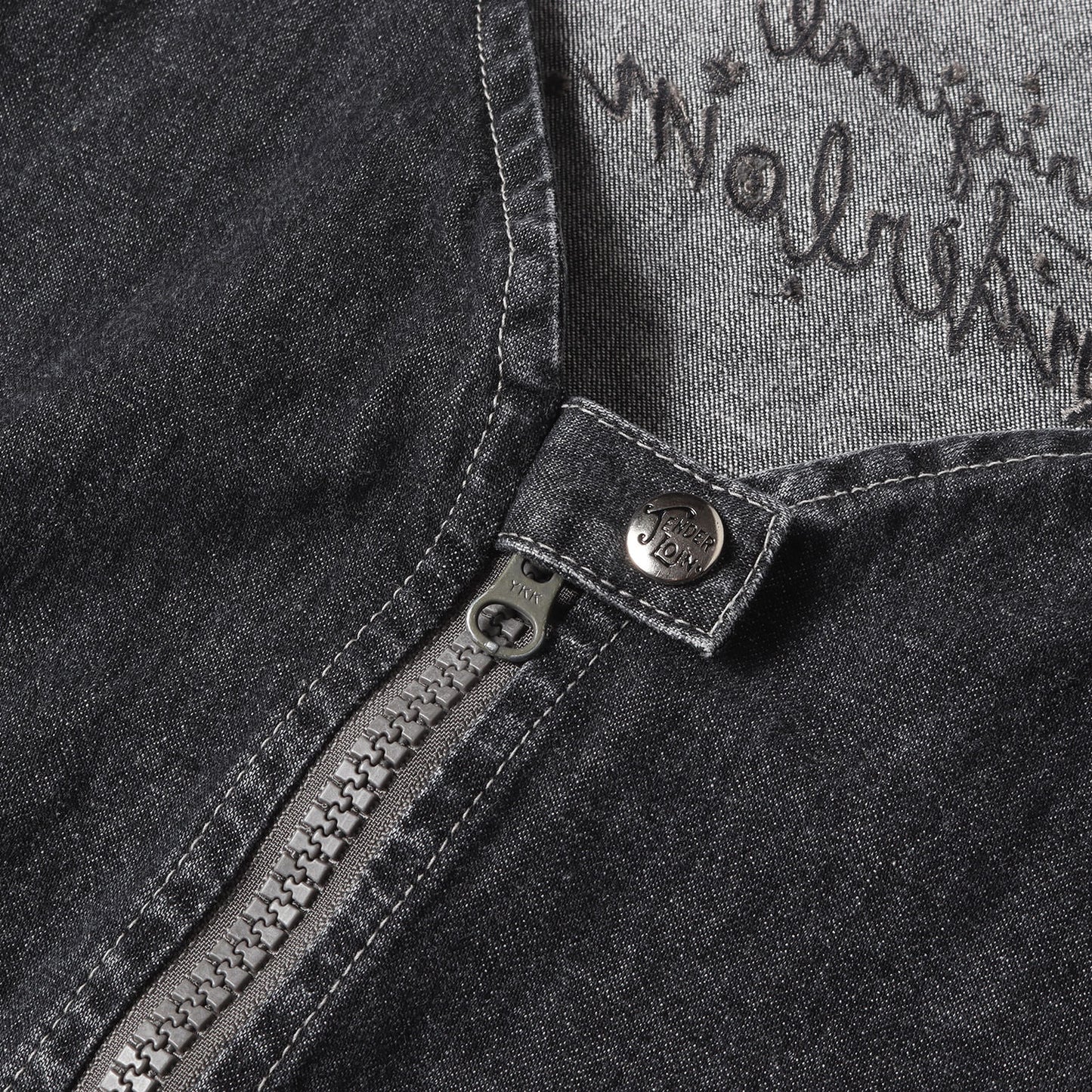 23SS ノーカラー デニム MA-1ジャケット(DENIM MA-1 DABO)