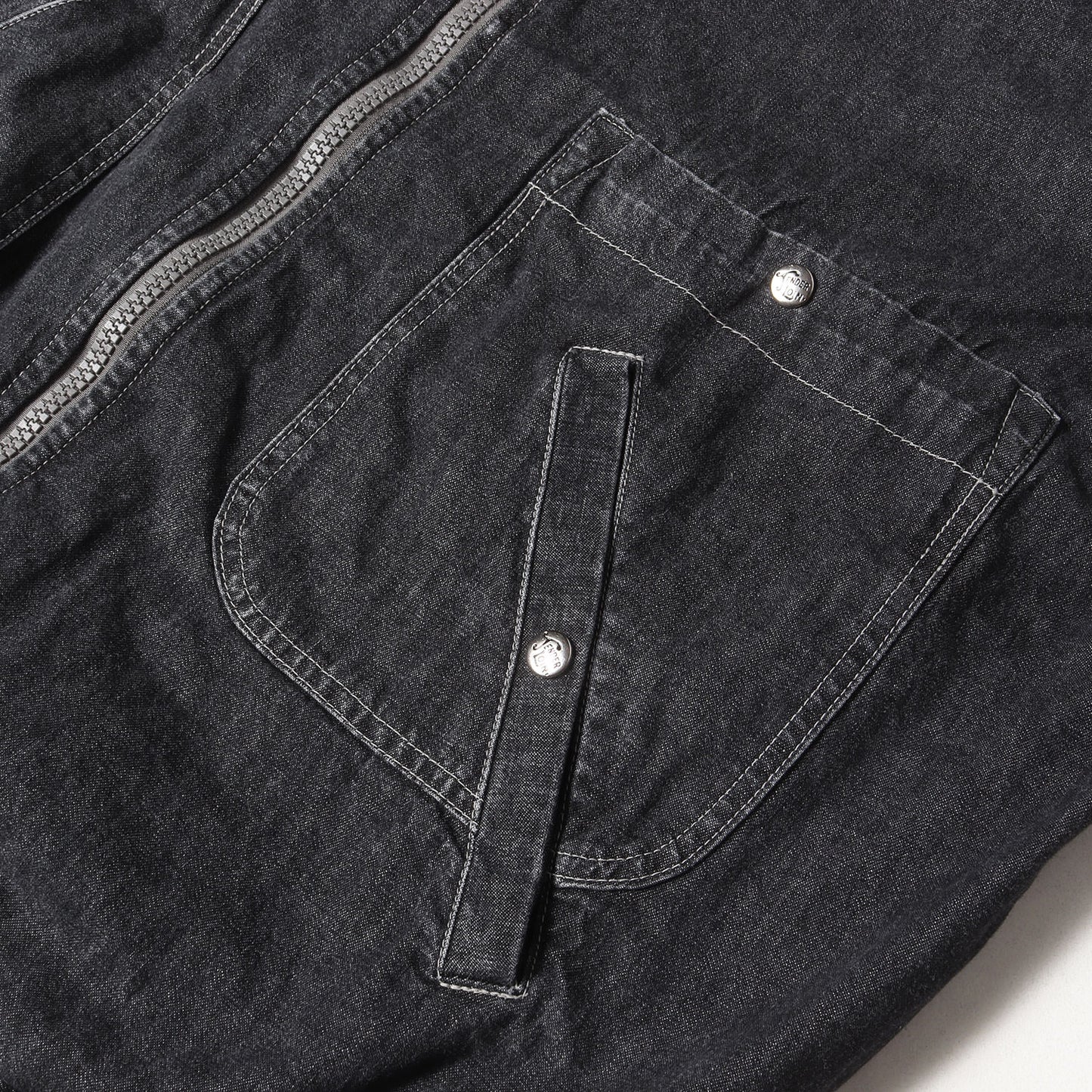 23SS ノーカラー デニム MA-1ジャケット(DENIM MA-1 DABO)