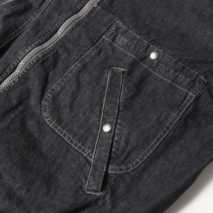 23SS ノーカラー デニム MA-1ジャケット(DENIM MA-1 DABO)