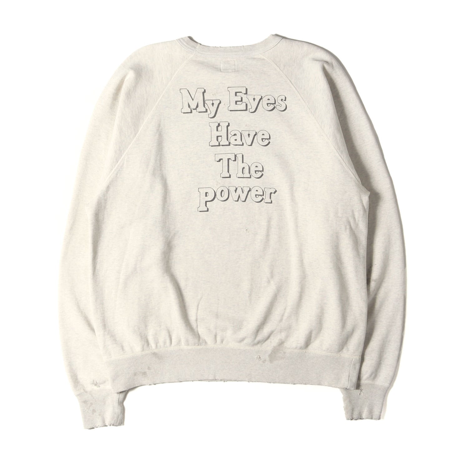 21SS ヴィンテージ加工 グラフィック スウェット(SWEAT SHIRT)