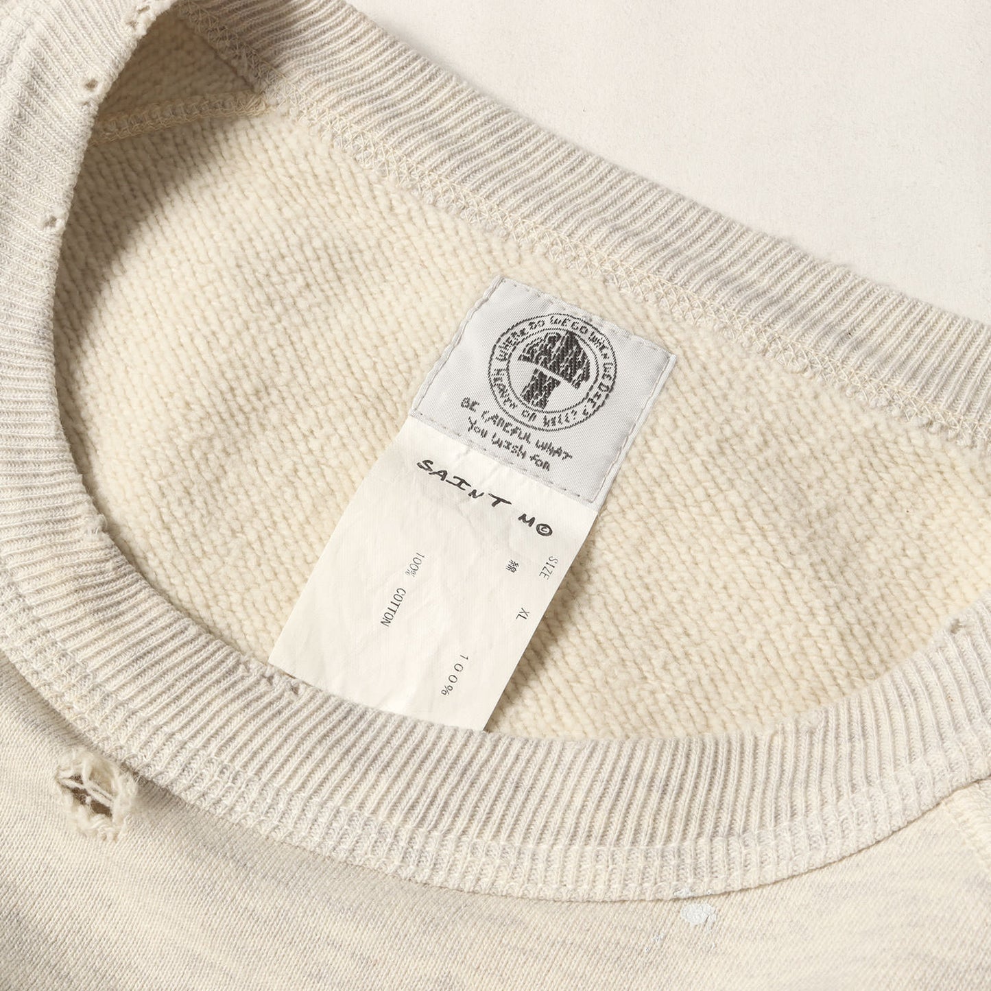 21SS ヴィンテージ加工 グラフィック スウェット(SWEAT SHIRT)