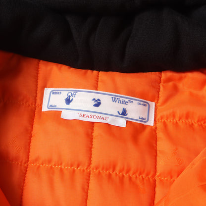 22AW フード付き 裏地キルティング チェックネル シャツジャケット