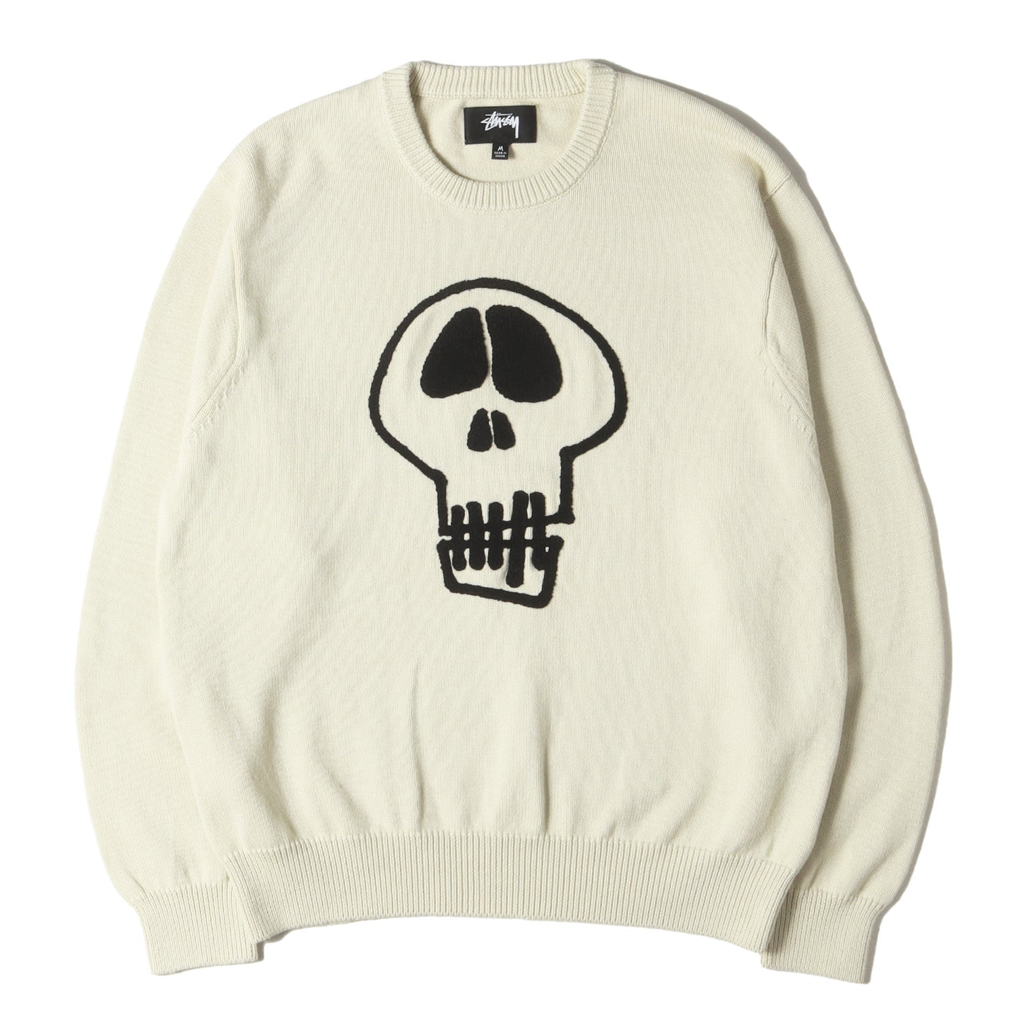 22AW スカル コットンニット セーター(Skull Sweater)
