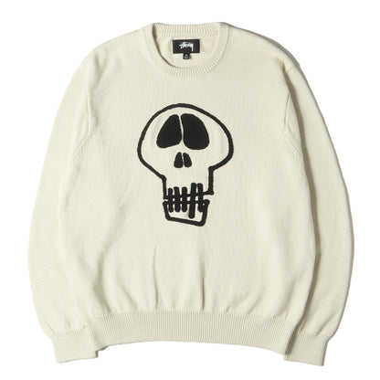 22AW スカル コットンニット セーター(Skull Sweater)