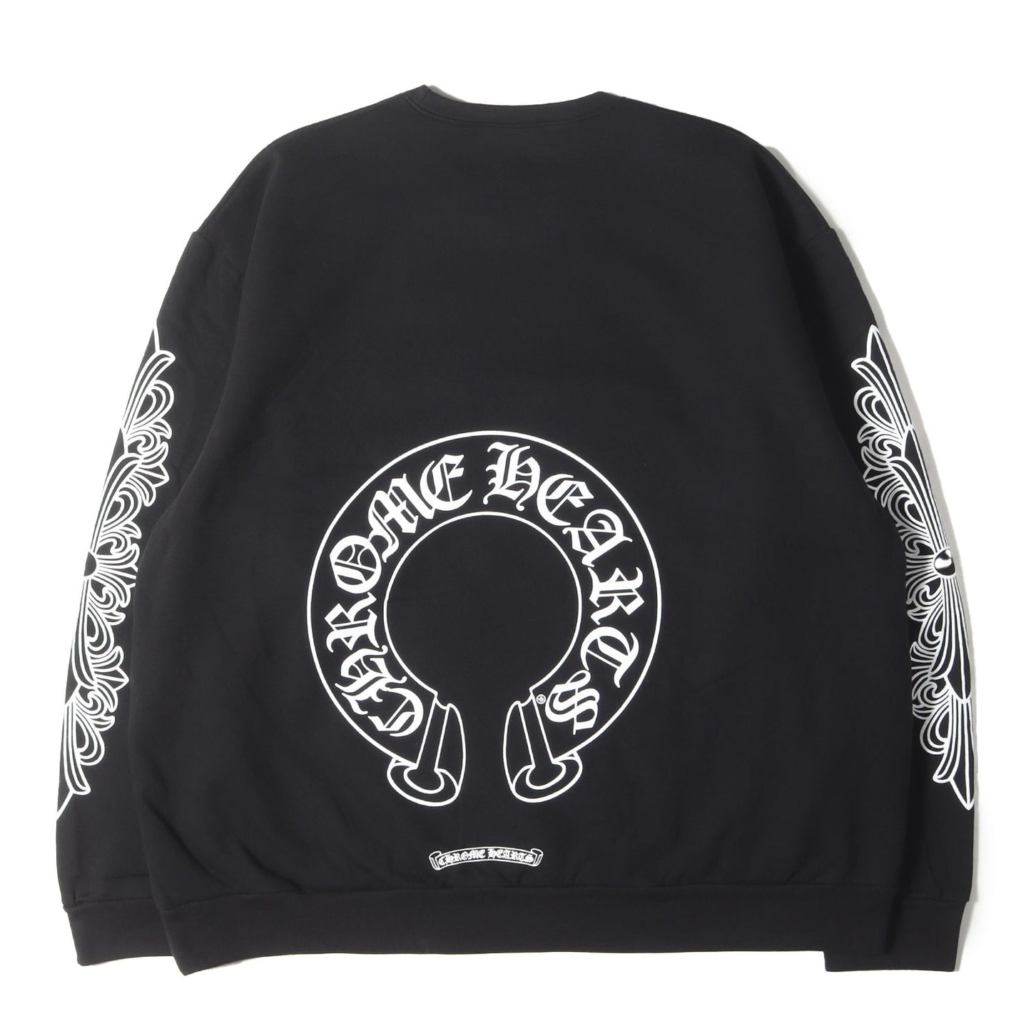 24SS ホースシュー&フローラルクロス クルーネック スウェット(SWTSHRT PLVR)