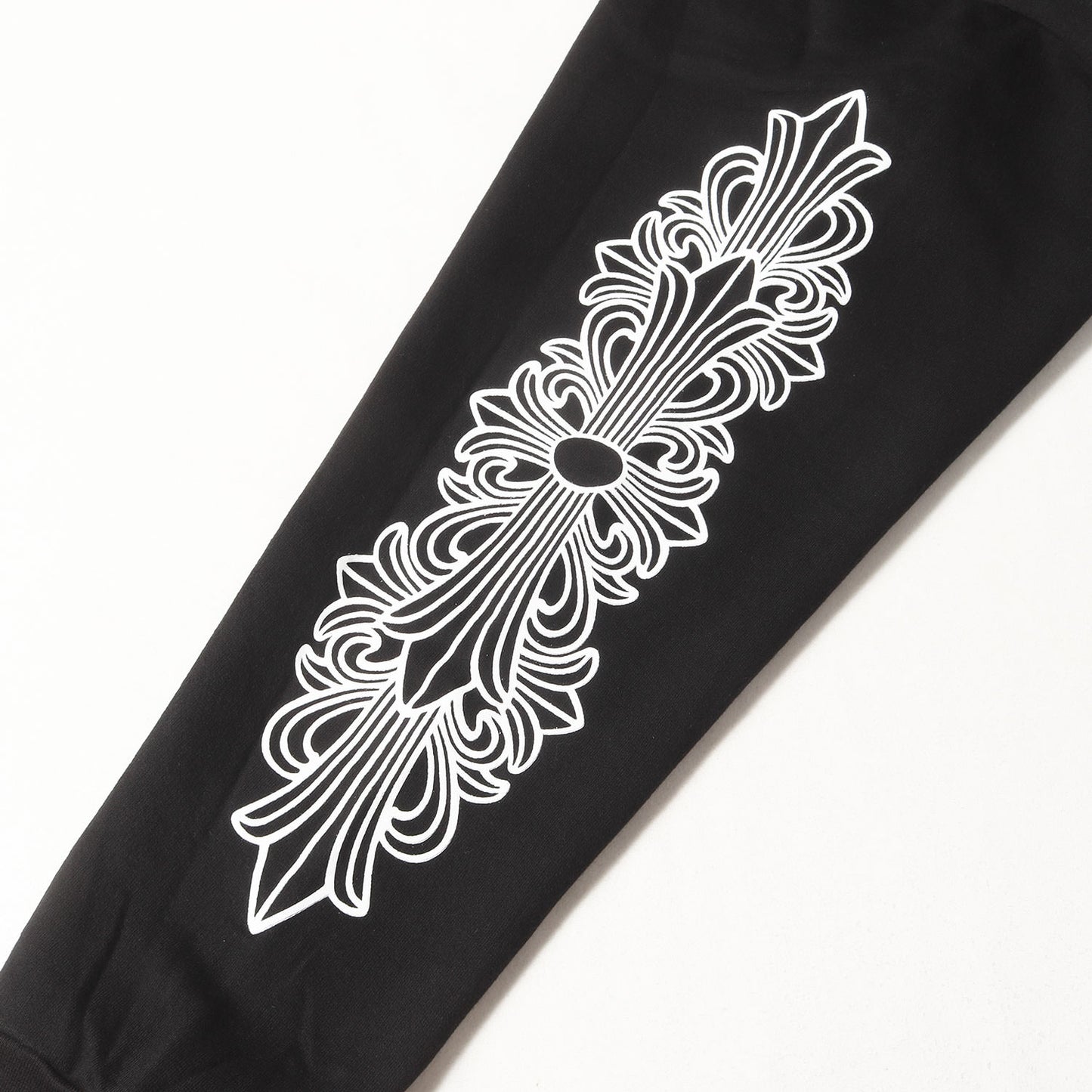 24SS ホースシュー&フローラルクロス クルーネック スウェット(SWTSHRT PLVR)