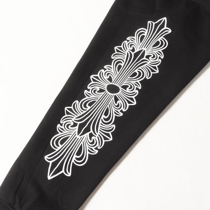 24SS ホースシュー&フローラルクロス クルーネック スウェット(SWTSHRT PLVR)