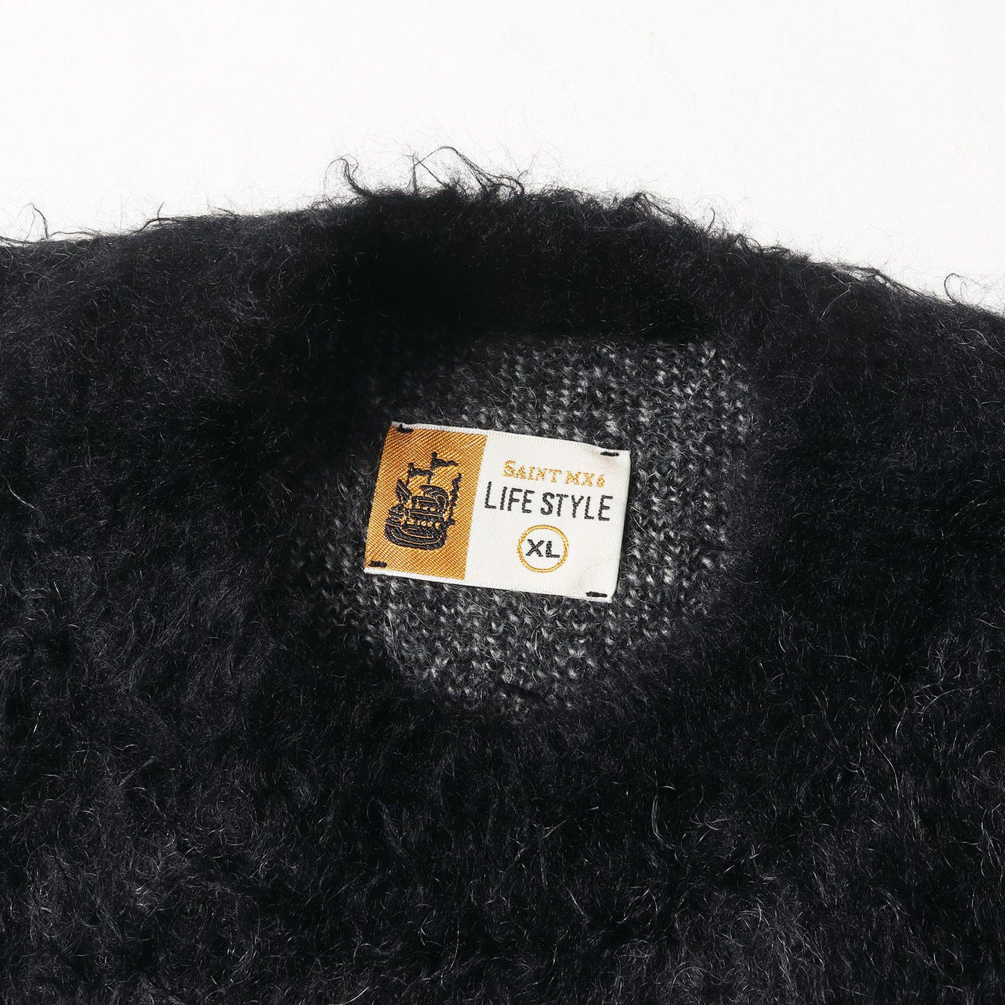 23AW ブランドロゴ モヘヤニット セーター(CREW NECK KNIT/SAINT)
