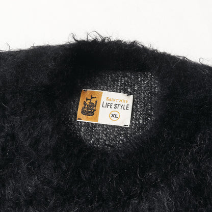 23AW ブランドロゴ モヘヤニット セーター(CREW NECK KNIT/SAINT)