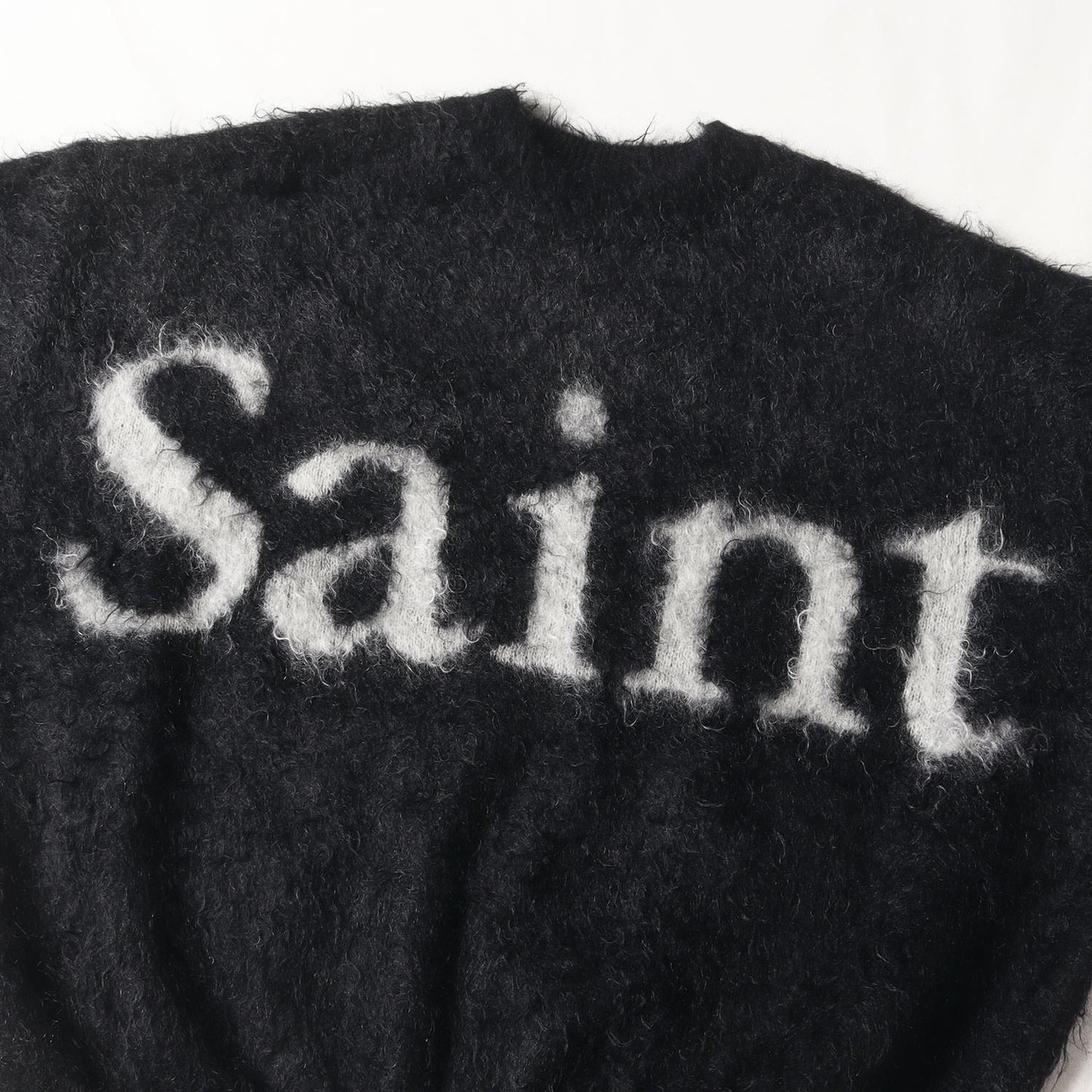 23AW ブランドロゴ モヘヤニット セーター(CREW NECK KNIT/SAINT)