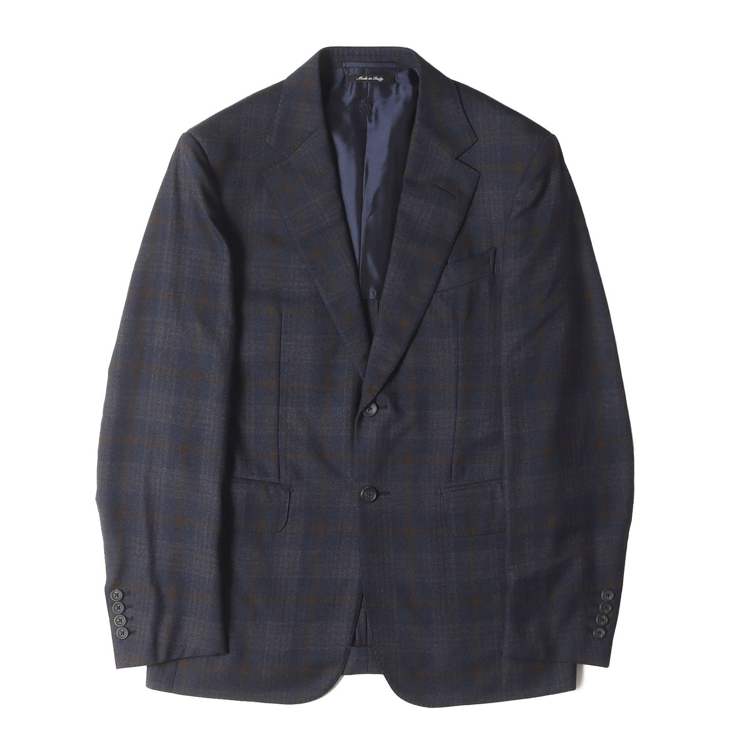 近年モデル チェックウール テーラードジャケット / スラックスパンツ スーツ(KENSINGTON)