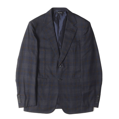 近年モデル チェックウール テーラードジャケット / スラックスパンツ スーツ(KENSINGTON)