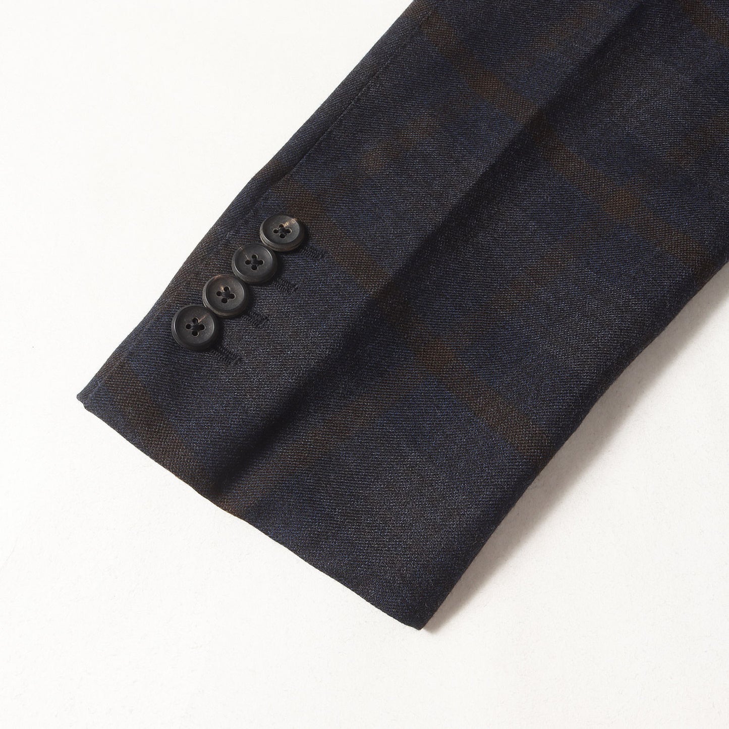 近年モデル チェックウール テーラードジャケット / スラックスパンツ スーツ(KENSINGTON)