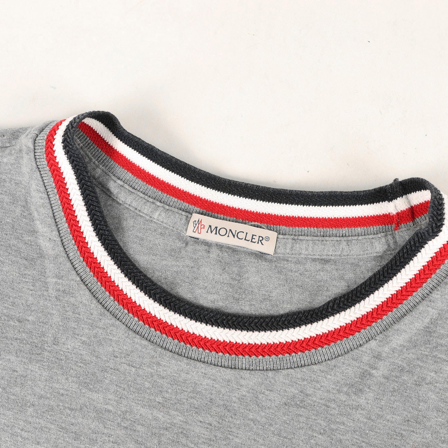 トリコロールリブ クルーネック Tシャツ(MAGLIA T-SHIRT)