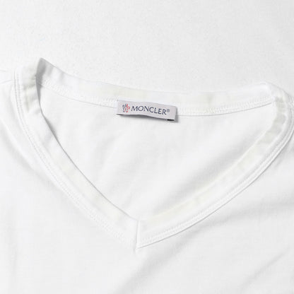 シェニールワッペン Vネック Tシャツ(MAGLIA SCOLLO A V)
