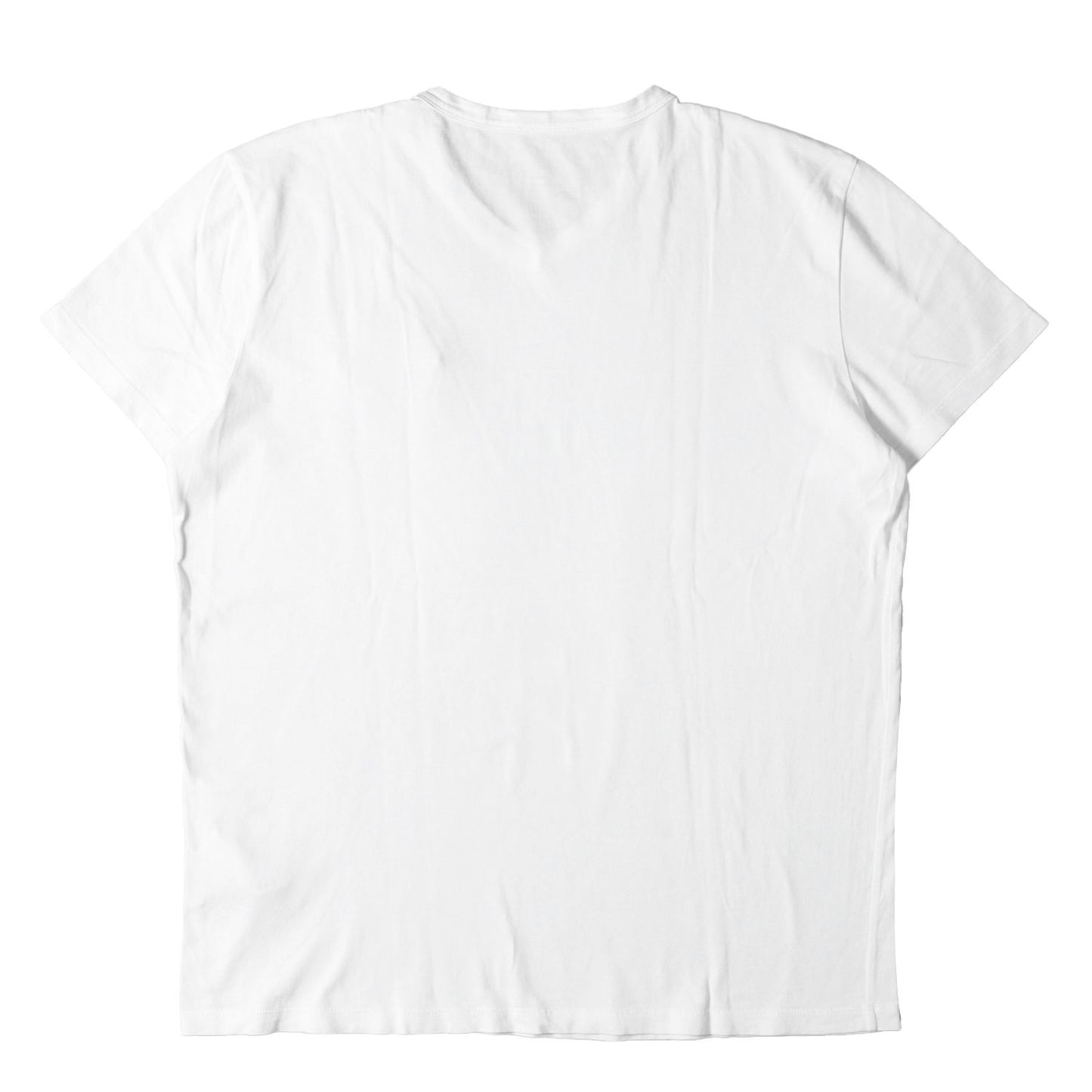 シェニールワッペン Vネック Tシャツ(MAGLIA SCOLLO A V)