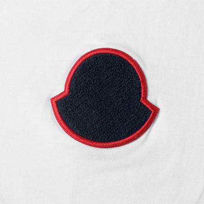 シェニールワッペン Vネック Tシャツ(MAGLIA SCOLLO A V)