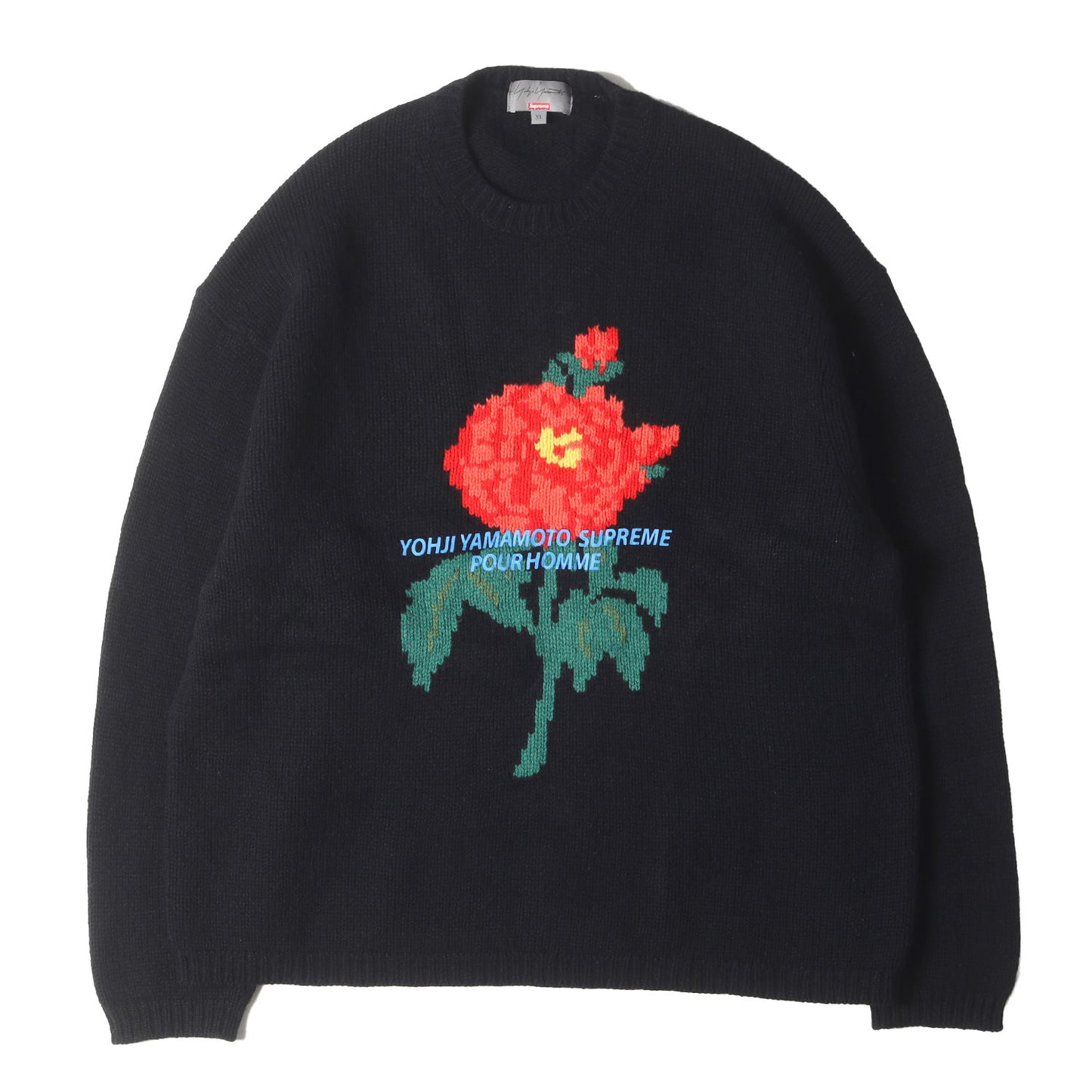 ×Yohji Yamamoto ローズ ウールニット セーター(Sweater)