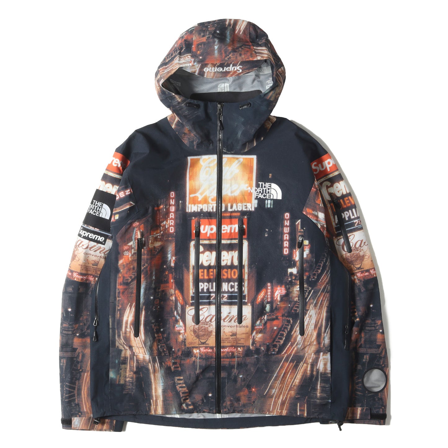 22AW ×THE NORTH FACE タイムズスクエア柄 テープドシーム シェル ジャケット(Taped Seam Shell Jacket)