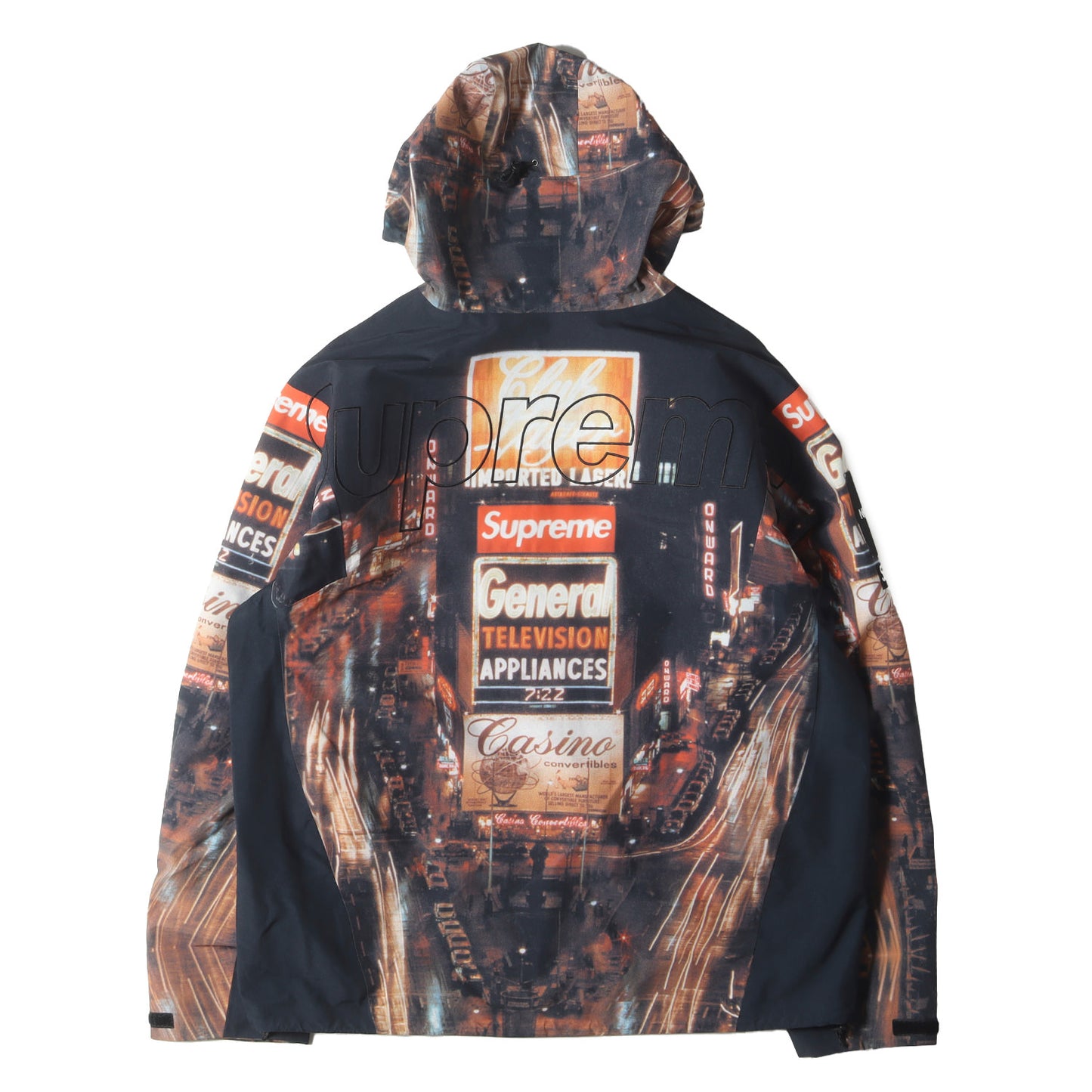 22AW ×THE NORTH FACE タイムズスクエア柄 テープドシーム シェル ジャケット(Taped Seam Shell Jacket)