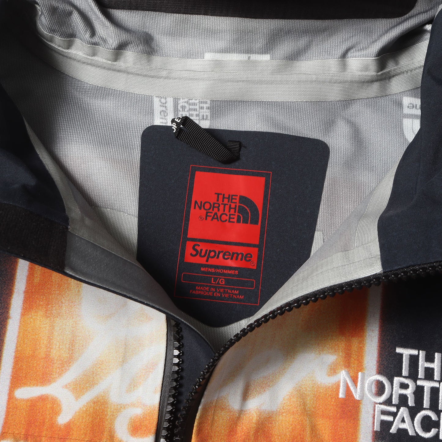 22AW ×THE NORTH FACE タイムズスクエア柄 テープドシーム シェル ジャケット(Taped Seam Shell Jacket)