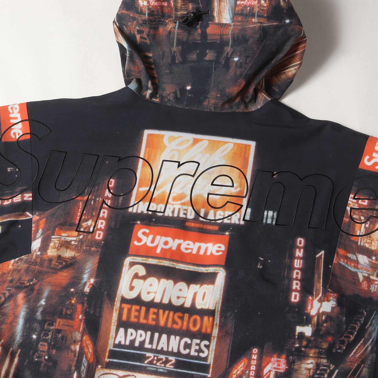 22AW ×THE NORTH FACE タイムズスクエア柄 テープドシーム シェル ジャケット(Taped Seam Shell Jacket)