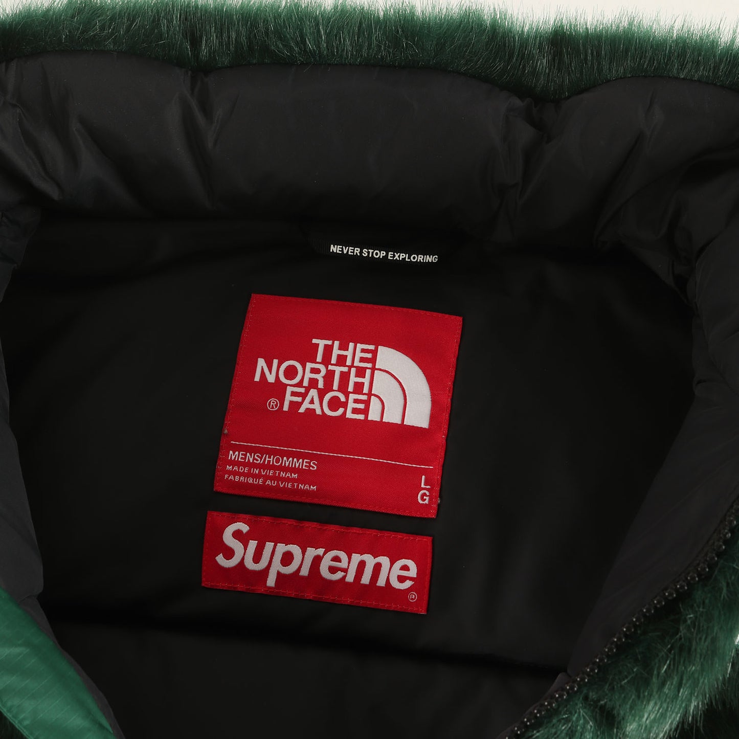 20AW ×THE NORTH FACE フェイクファー ヌプシ ダウンジャケット(Faux Fur Nuptse Jacket)