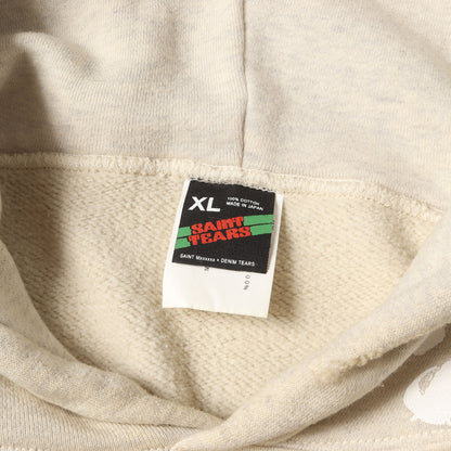 22SS ×DENIM TEARS ヴィンテージ加工 スウェットパーカー(HOODIE / GREENAFFITTI)