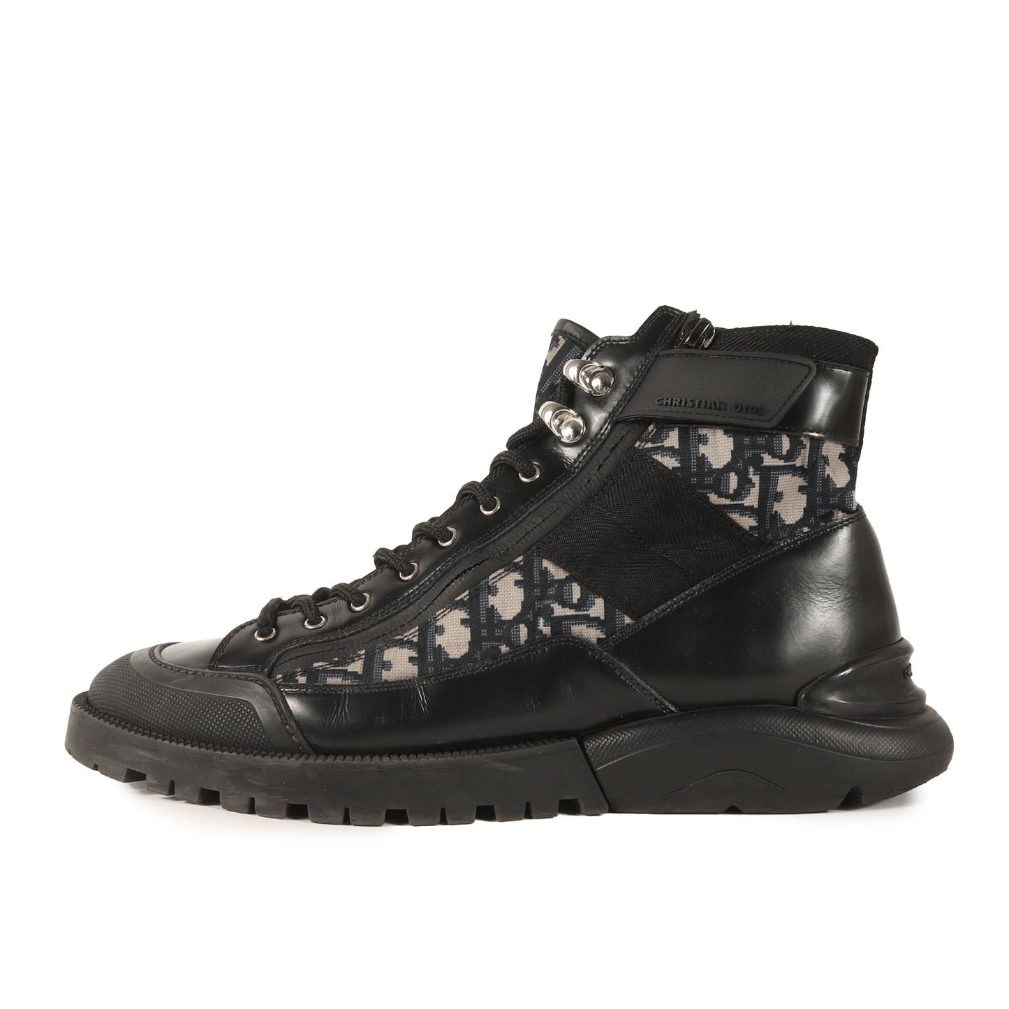 オブリーク レザー コンバットブーツ(COMBAT MID TOP BOOTS)