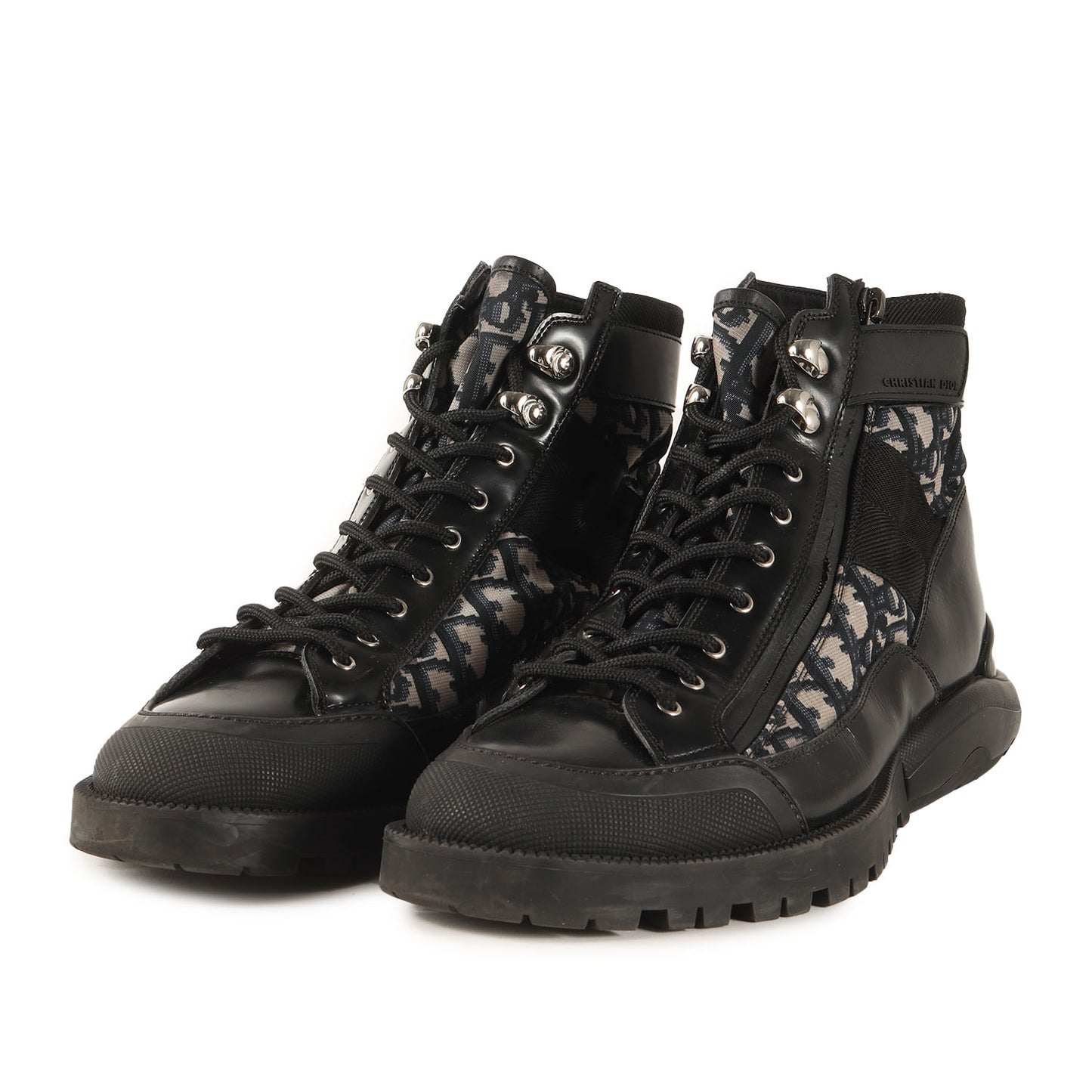 オブリーク レザー コンバットブーツ(COMBAT MID TOP BOOTS)