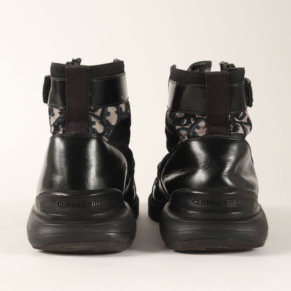 オブリーク レザー コンバットブーツ(COMBAT MID TOP BOOTS)