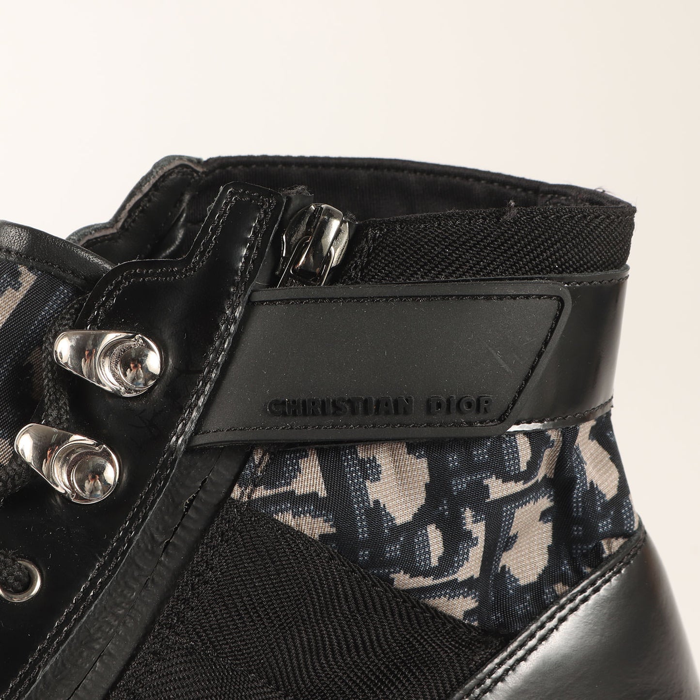 オブリーク レザー コンバットブーツ(COMBAT MID TOP BOOTS)