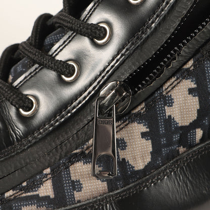 オブリーク レザー コンバットブーツ(COMBAT MID TOP BOOTS)