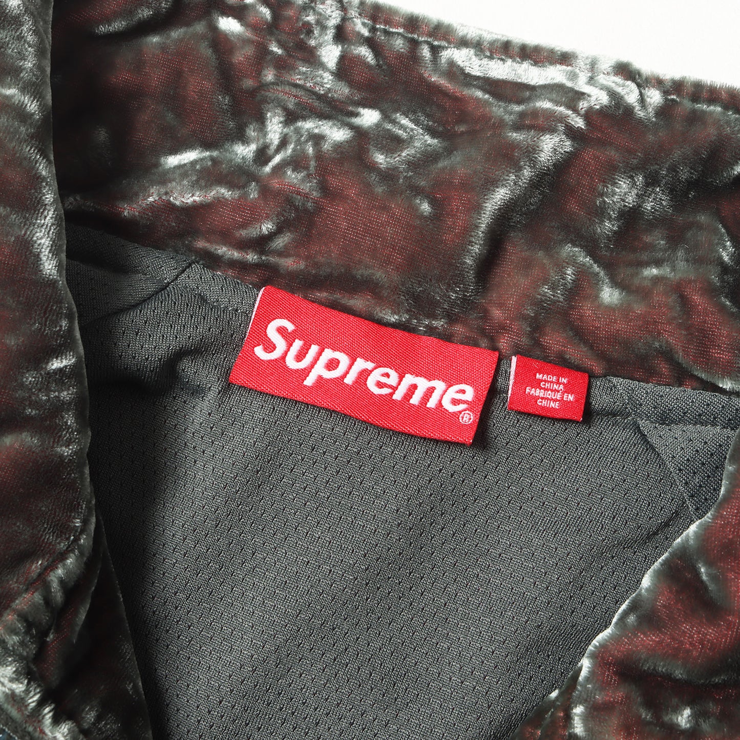 23AW クラッシュド ベロア トラックジャケット(Crushed Velvet Track Jacket)