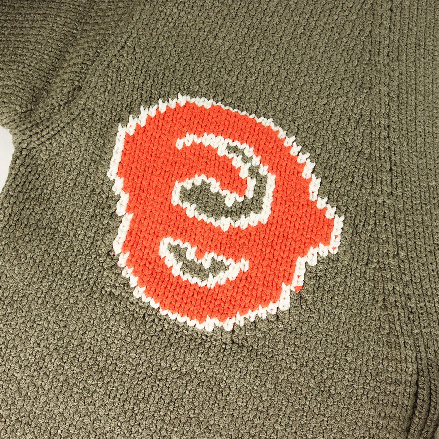 22AW OWロゴ ニット カーディガン(OW PATCH KNIT CARDIGAN)