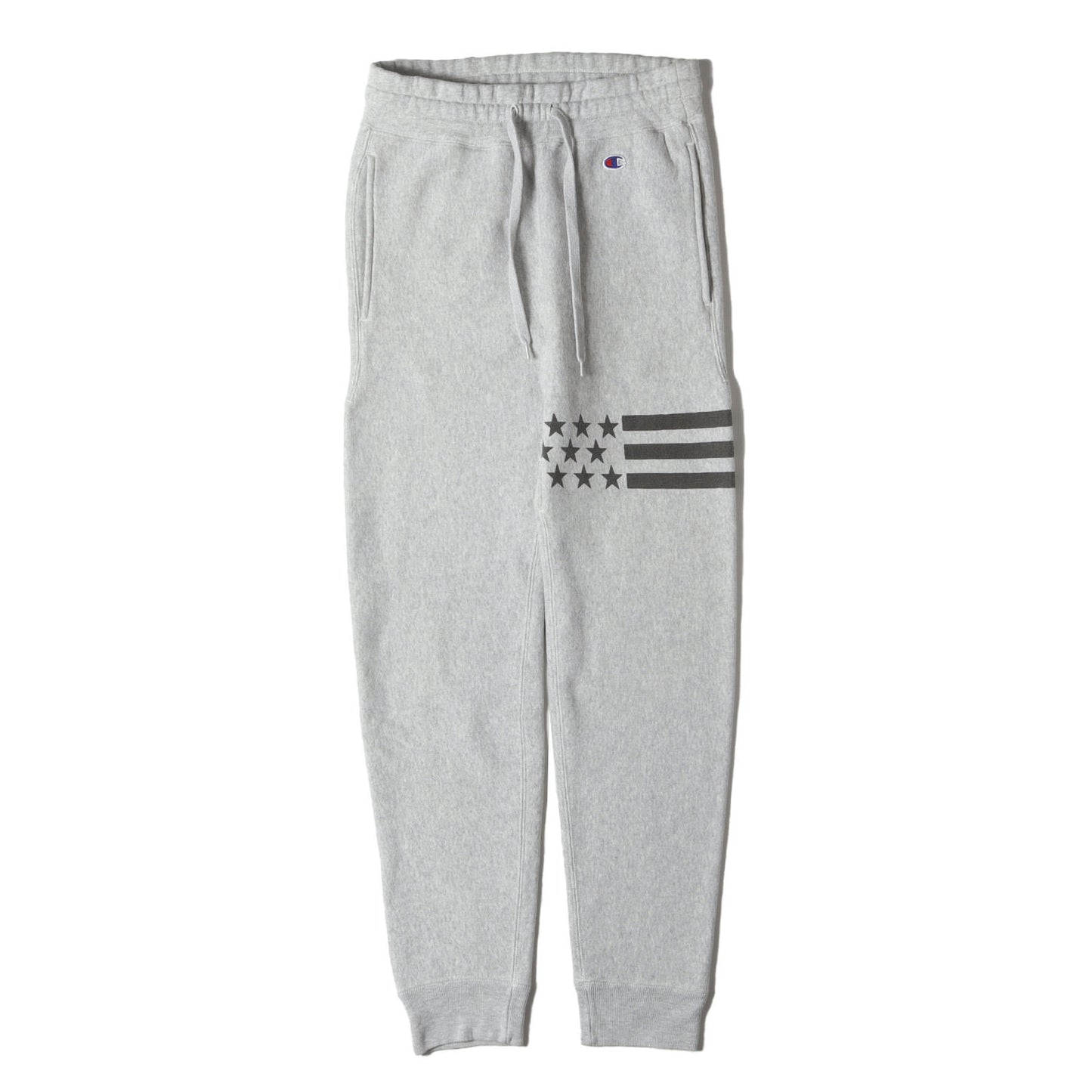 ×Champion 星条旗プリント リバースウィーブ スウェットパンツ