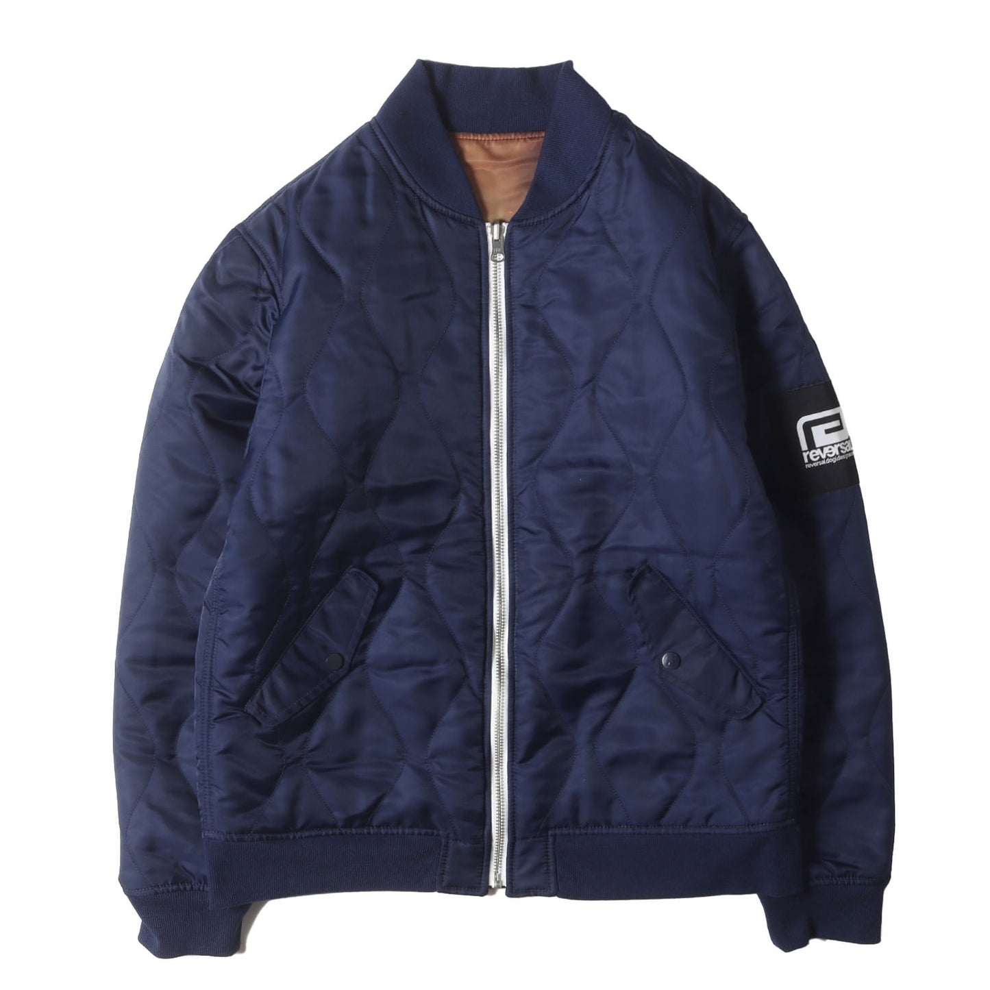 グラフィック キルティング リバーシブル ボンバージャケット(FANGS REVERSIBLE JACKT)