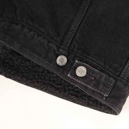 00s 3rdタイプ ブラックデニム ボアジャケット