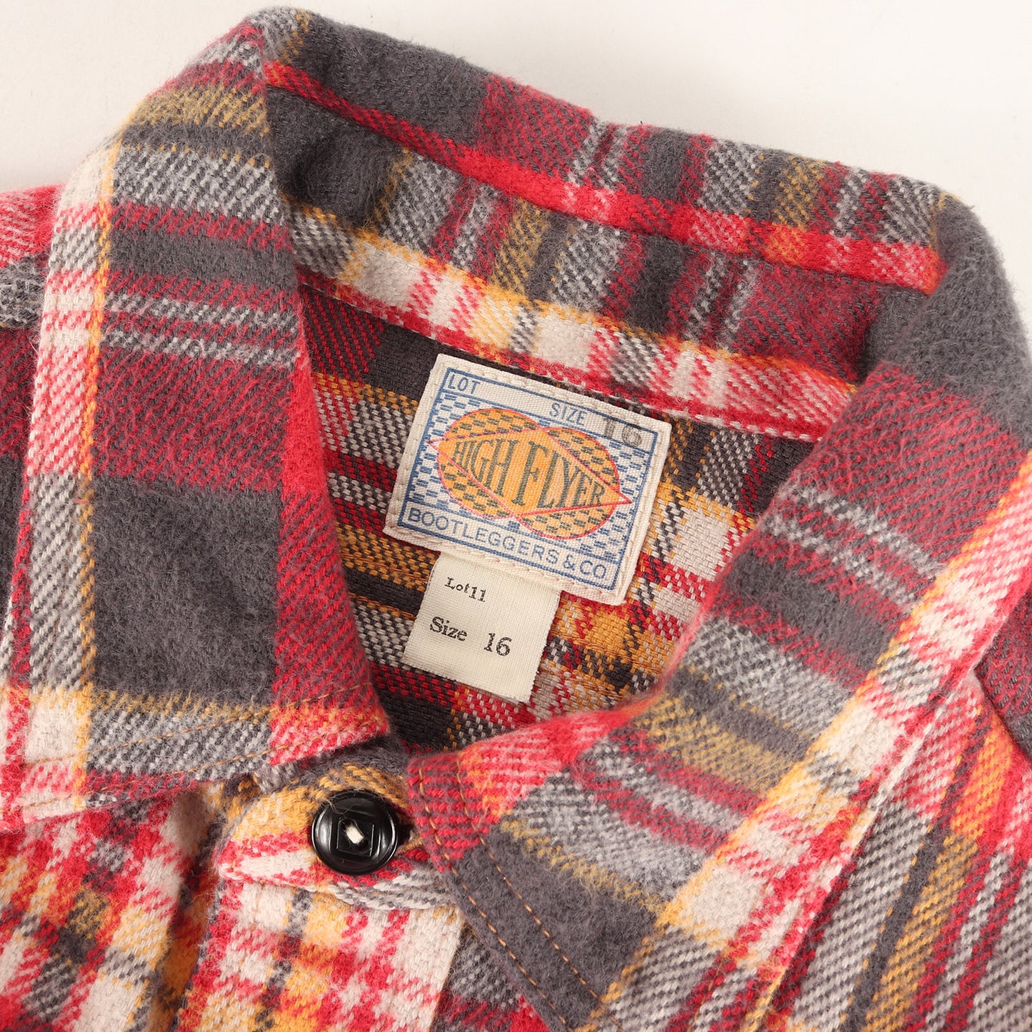 山ポケット チェック フランネルシャツ