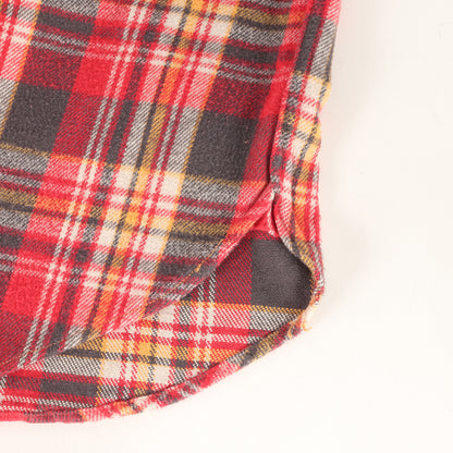 山ポケット チェック フランネルシャツ