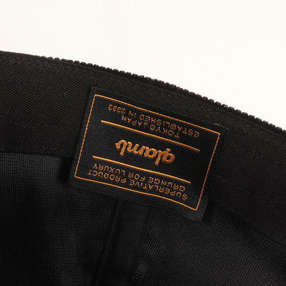 23AW ブランドロゴ刺繍 コーデュロイ 6パネルキャップ(Spin Logo Corduroy Cap)