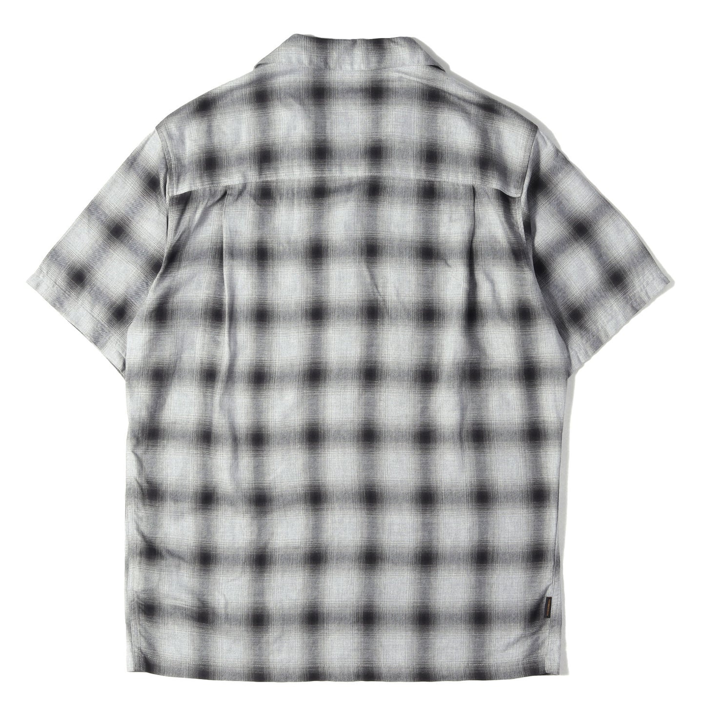 オンブレチェック オープンカラー 半袖シャツ(B&C / R-SHIRTS. SS)