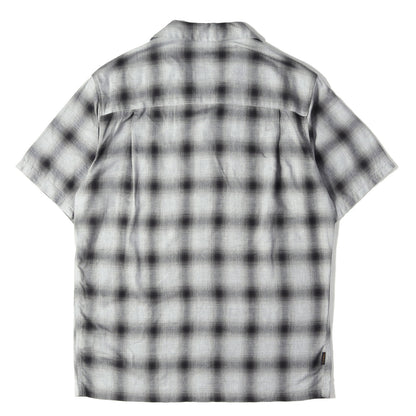 オンブレチェック オープンカラー 半袖シャツ(B&C / R-SHIRTS. SS)