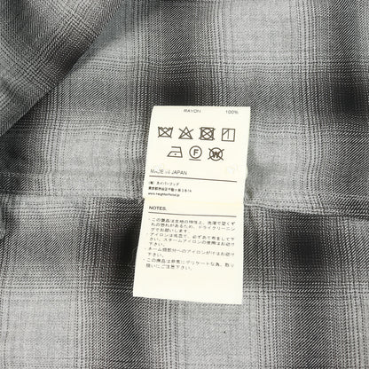 オンブレチェック オープンカラー 半袖シャツ(B&C / R-SHIRTS. SS)