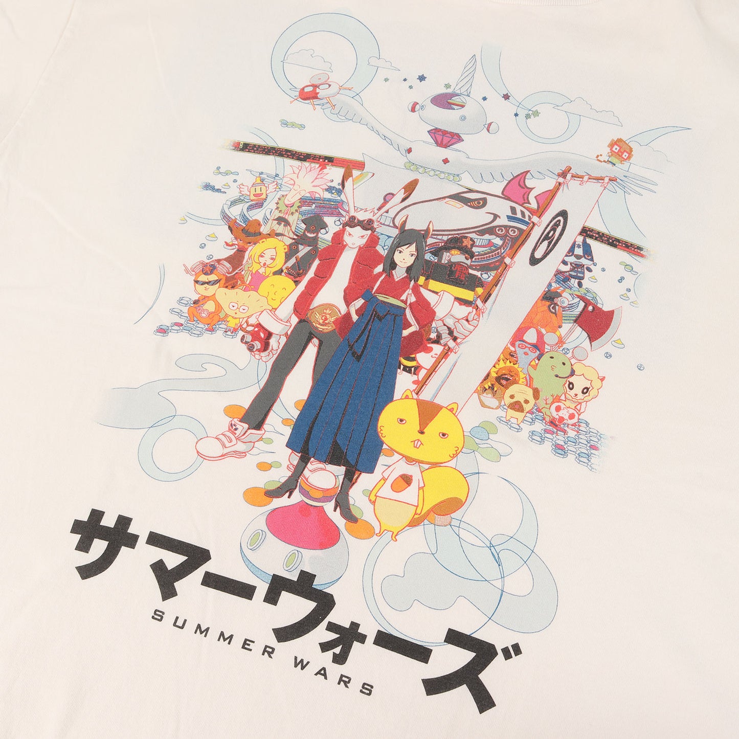 24AW ×サマーウォーズ ヴィンテージ加工 Tシャツ(SG_SS TEE / SUMMER WARS)